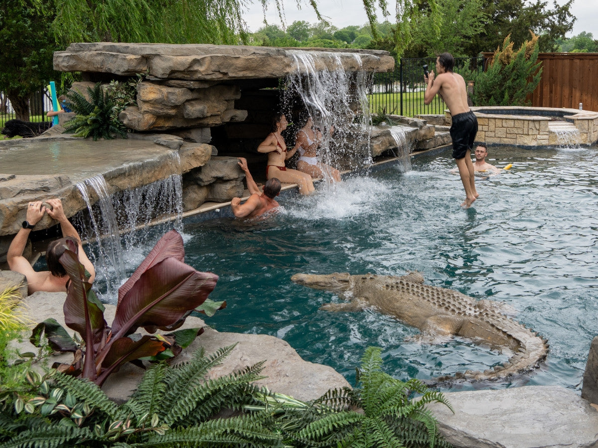 Floating Crocodile Large