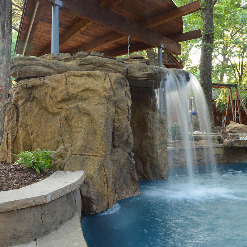 Grotto Swimming Pool Waterfall