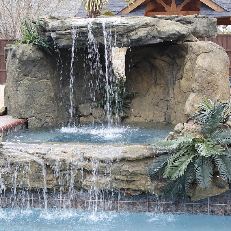 Grotto Swimming Pool Waterfall